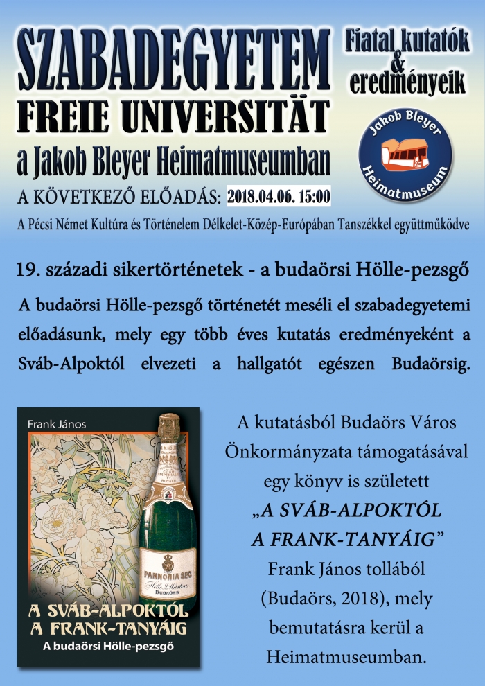 Szabadegyetem a a Jakob Bleyer Heimatmuseumban