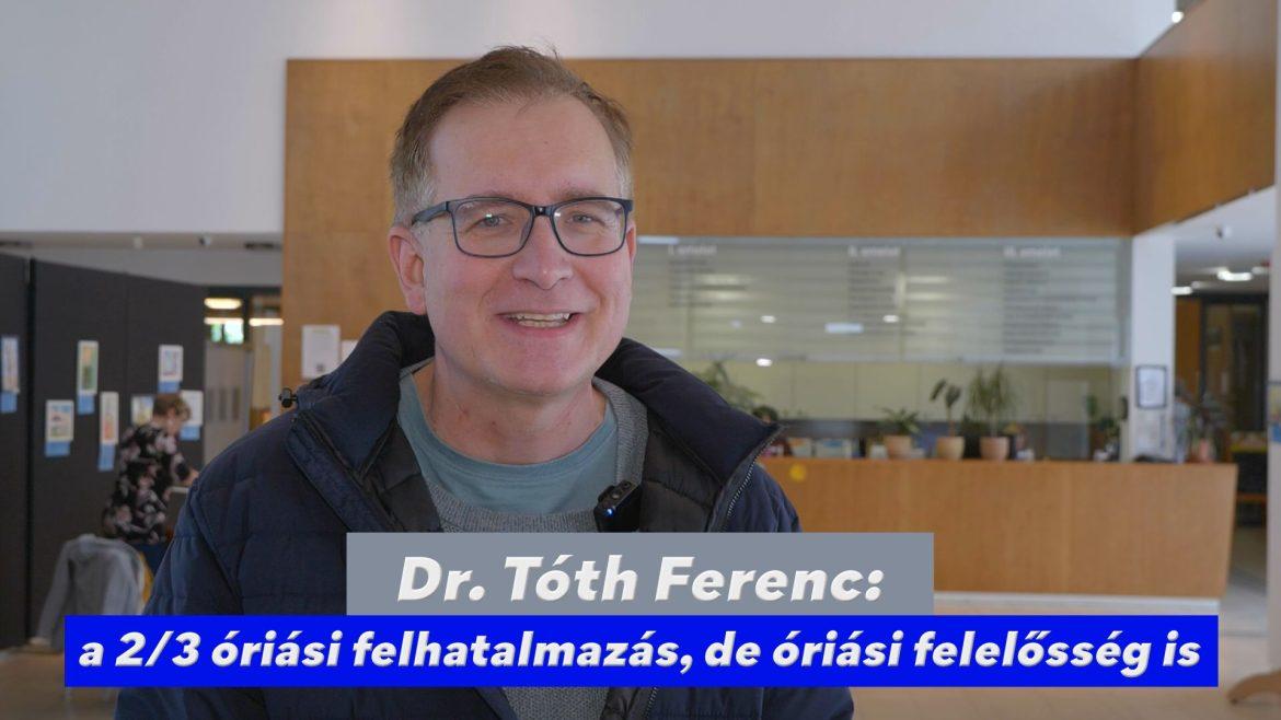 A kétharmad óriási felhatalmazás, de hatalmas felelősség is