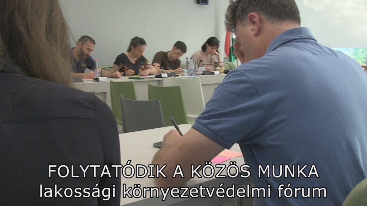 Folytatódik a közös munka – környezetvédelmi lakossági fórum Törökbálinton