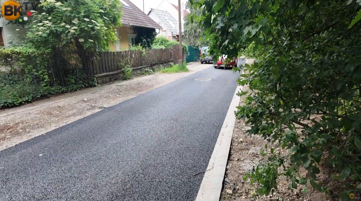 Elkészült aszfaltutak Budakeszin