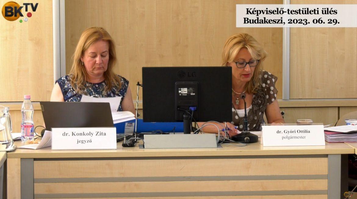 Képviselő-testületi ülés Budakeszi, 2023. 06. 29.