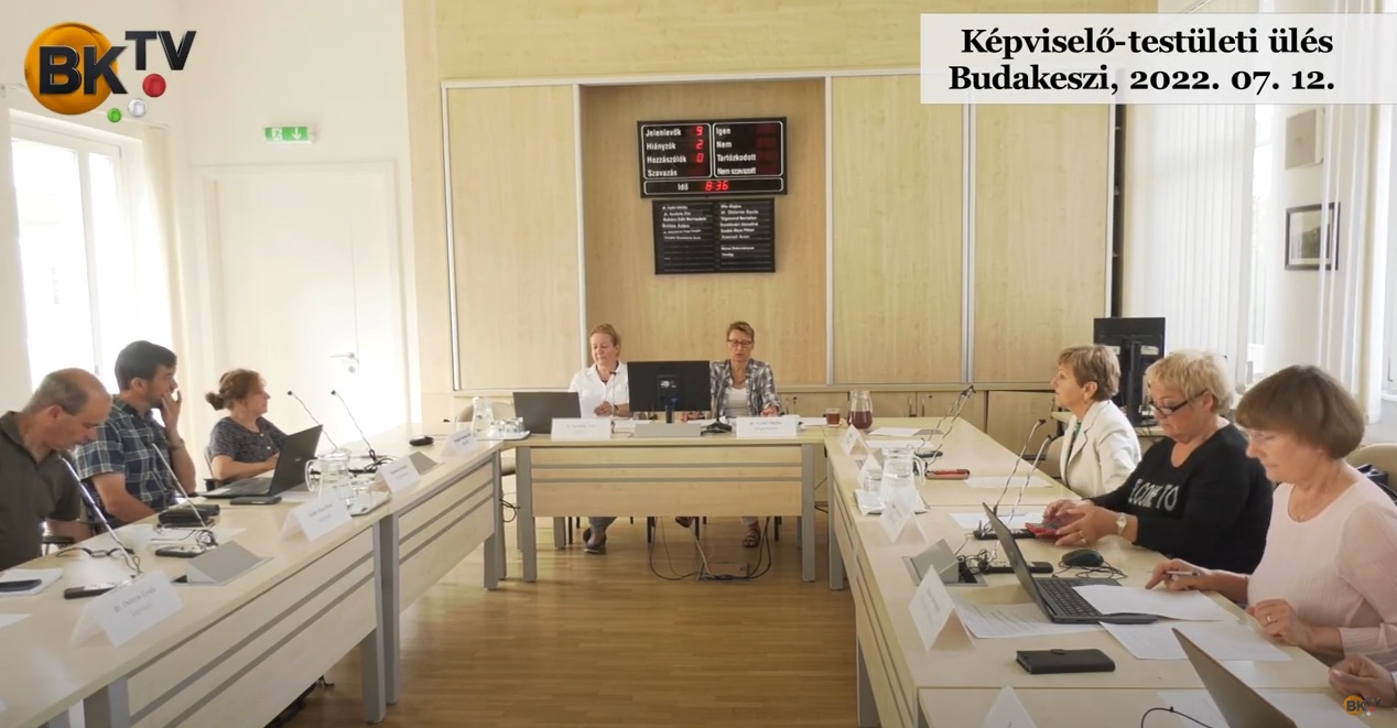 Képviselő-testületi ülés Budakeszi, 2022. 07. 12.
