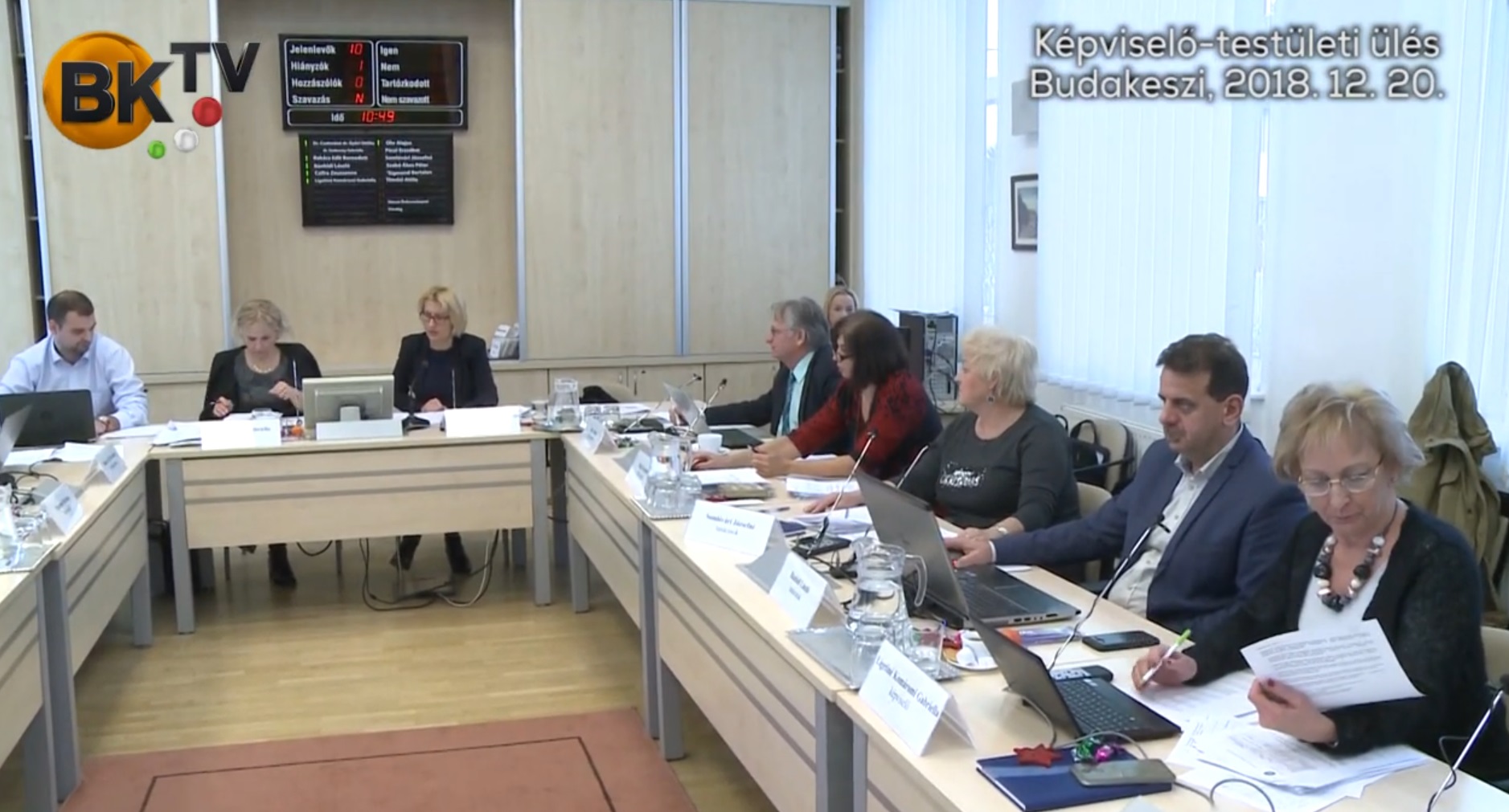 Képviselő testületi ülés Budakeszi, 2018. 12. 20.