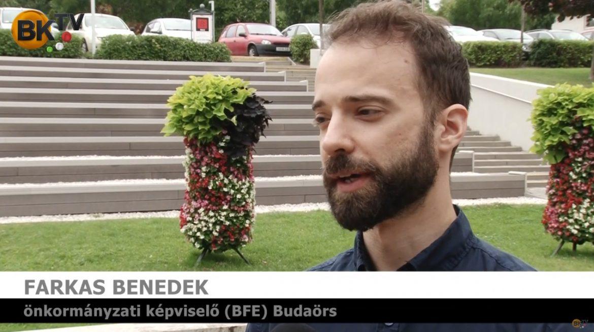Farkas Benedek budaörsi képviselő: járda épül a Szabadság és Rézvirág úton