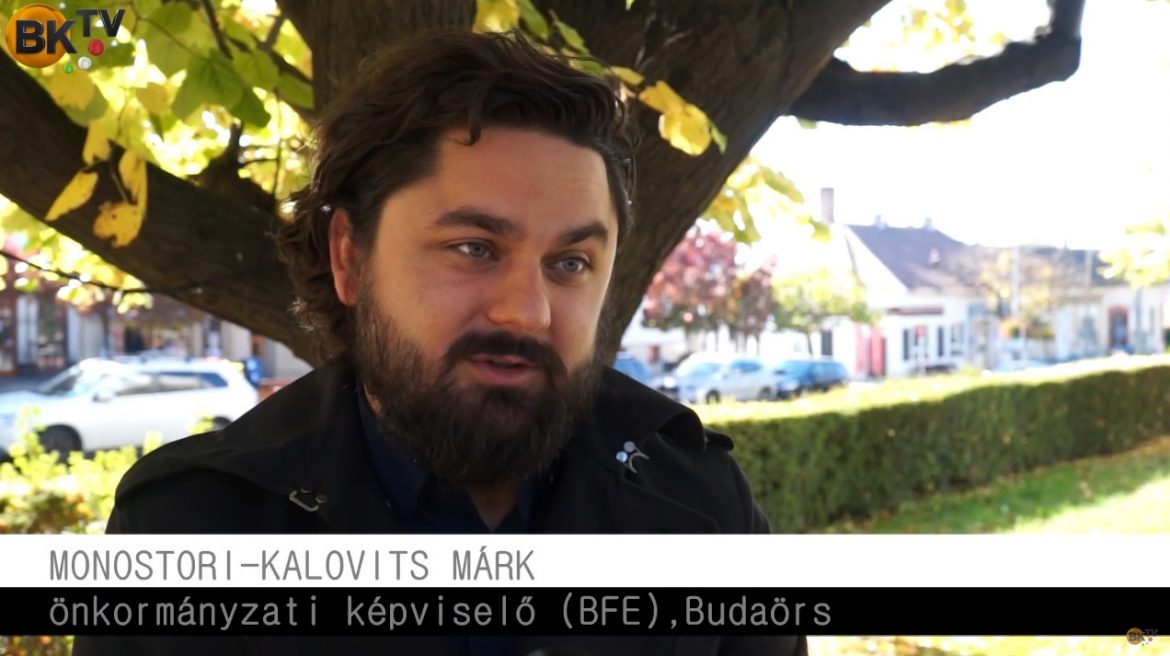 Képviselői Percek: Monostori-Kalovits Márk Budaörs, 2. sz. vk. (BFE)