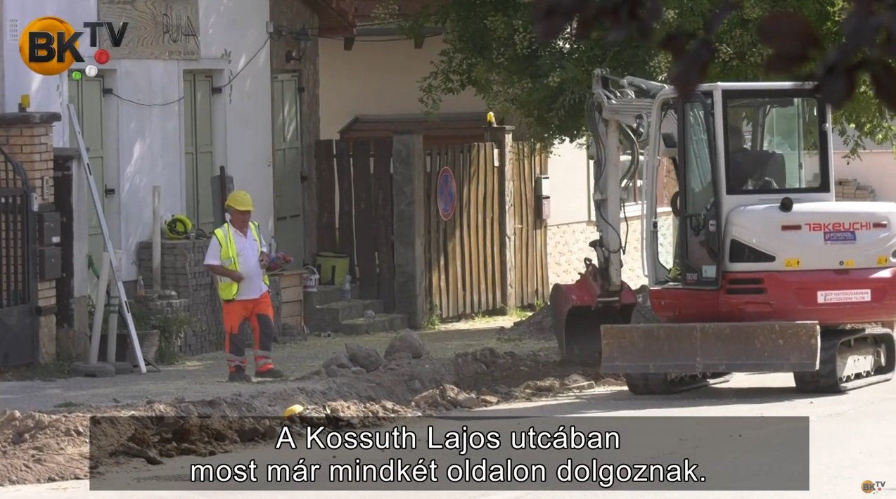 Nagykovácsi útépítés