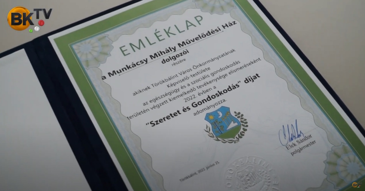 „SZERETET ÉS GONDOSKODÁS”