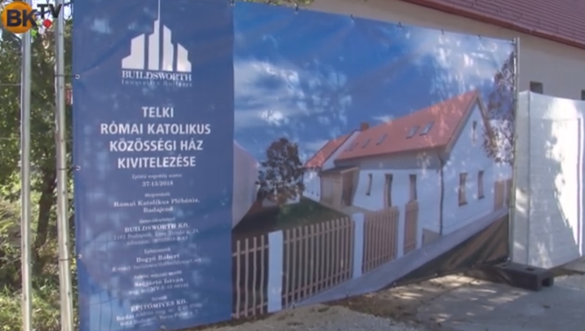 Új római katolikus közösségi ház alapkőletétele Telkiben