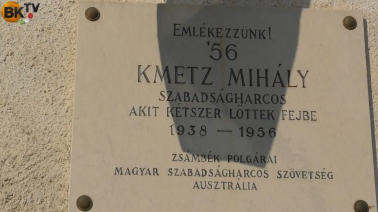 Megemlékezés az 1956-os forradalom és szabadságharc tiszteletére